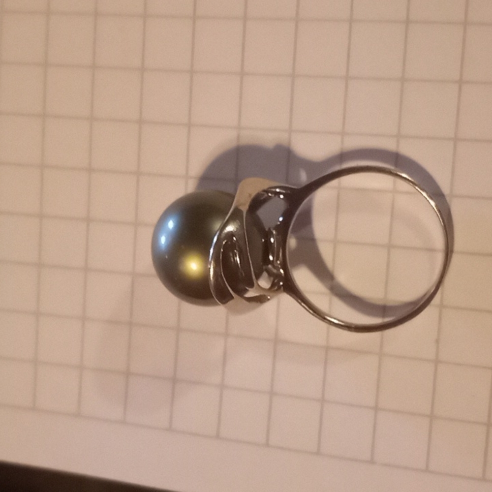 Tahitian pearl ring - Picture 4 of 8